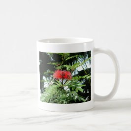 En röd blomma med namnet Phoenix Kaffemugg
