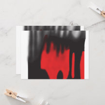 En röd grafik med fetstilt geometrisk form