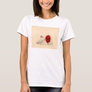 En röd hackle 2004 för svart klocka t shirt