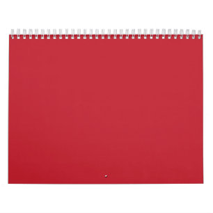 En röd kvadrat omgiven av en tunn vit gräns, kräme kalender
