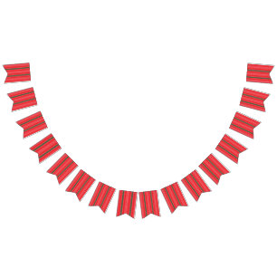 en röd och grönt strimlad bakgrund vimplar