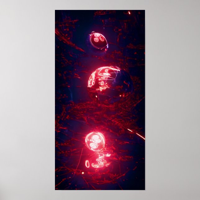 En röd sfär 56 - A.I. Poster (Framsidan)