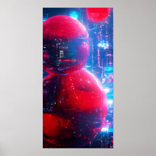 En röd sfär 57 - A.I. Poster