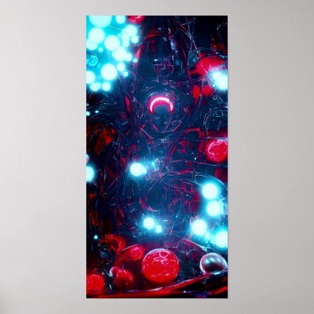 En röd sfär 58 - A.I. Poster (Framsidan)