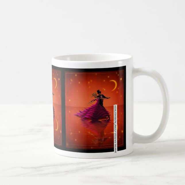 En röd Waltz Kaffemugg (Höger)