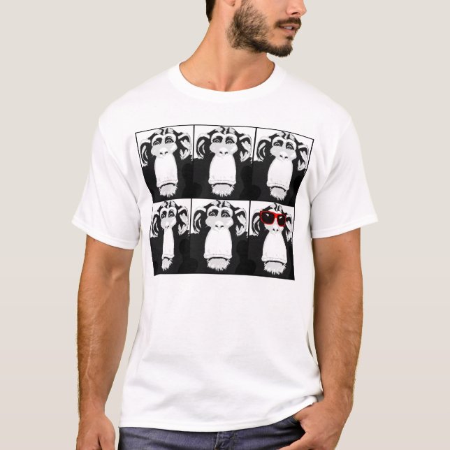 En rolig apa - Kul t-shirt (Framsida)