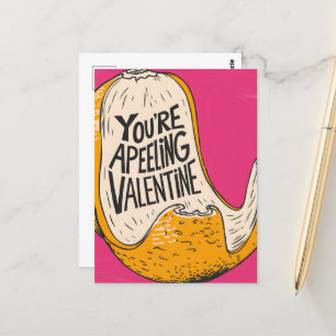 En rolig apeeling pop art Valentine Vykort