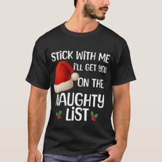 En rolig jul T-shirt med design för buslista