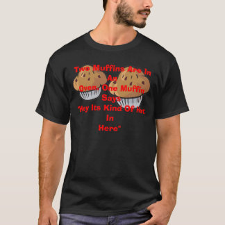 En rolig muffinskämtutslagsplats t-shirt