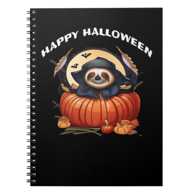 En rolig satir med Halloween Essential T-Sh Anteckningsbok (Framsidan)