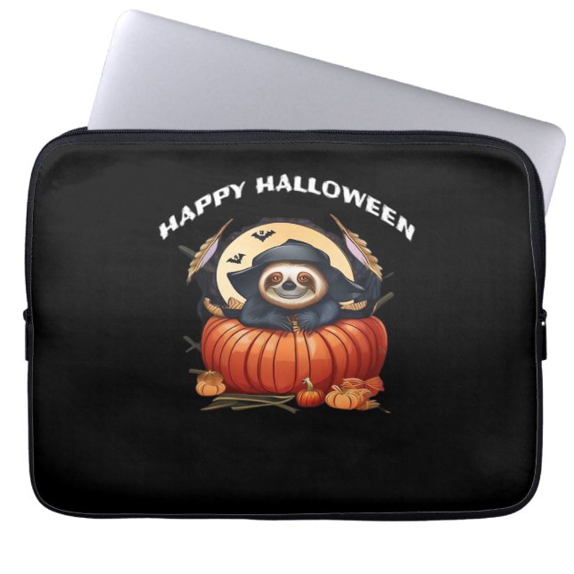 En rolig satir med Halloween Essential T-Sh Laptop Fodral (Framsidan)