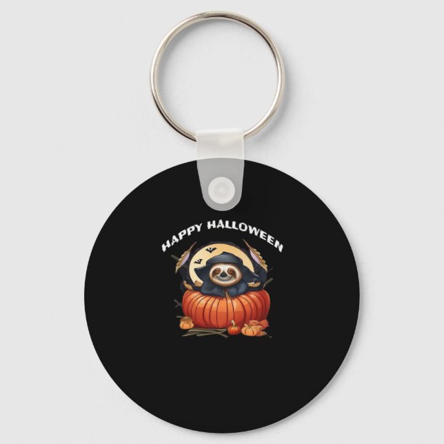 En rolig satir med Halloween Essential T-Sh Nyckelring (Framsida)
