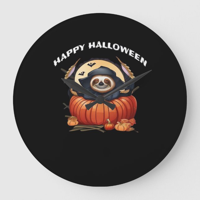 En rolig satir med Halloween Essential T-Sh Stor Klocka (Framsida)