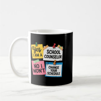 En rolig utbildningsschema för skolrådgivare konto kaffemugg