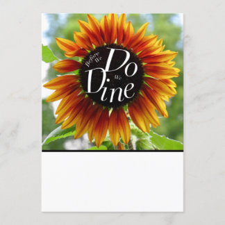 En roligt inbjudan till en bröllop-repetitionsmidd