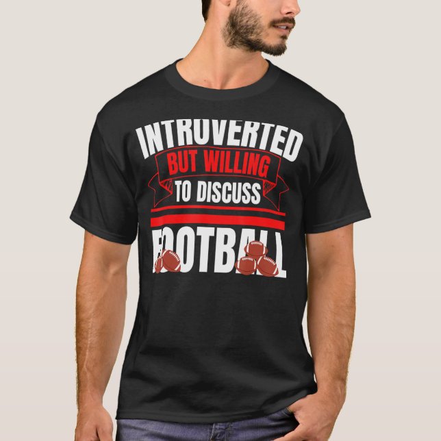 En Roligt om fotboll som har kommit upp i debatten T Shirt (Framsida)