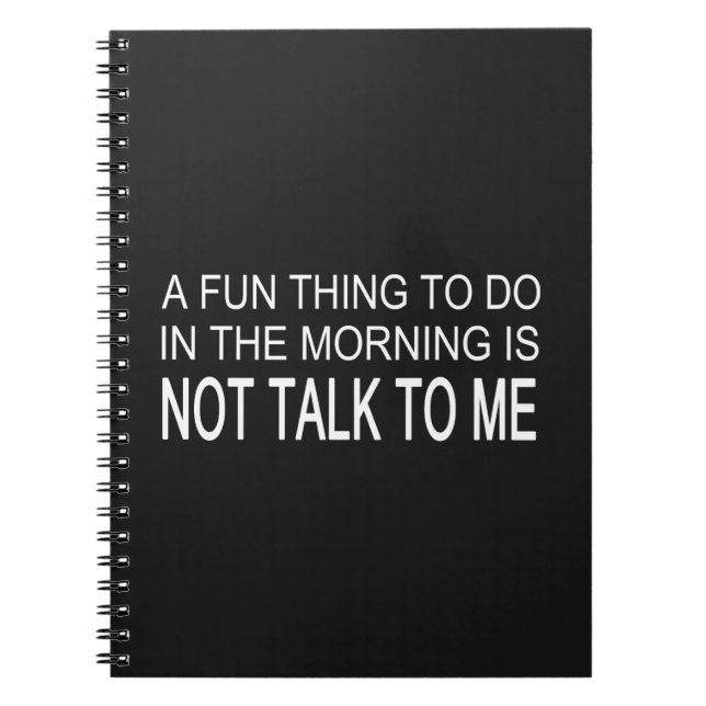 En Roligt Sak att göra Anteckningsbok (Framsidan)