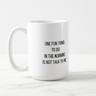En Roligt Sak att göra på morgonen på en Kaffemugg