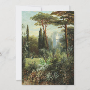 En Romantic Castle Park Franz Xaver Birkinger