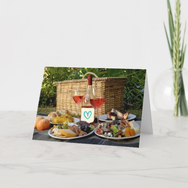 EN ROMANTISK PICNIC SOM SKA FÖRVARA EN LIVSTID TIL KORT (Framsida)