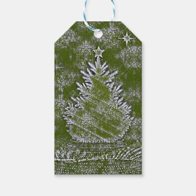 En röra av Snö Presentetikett (Framsidan)