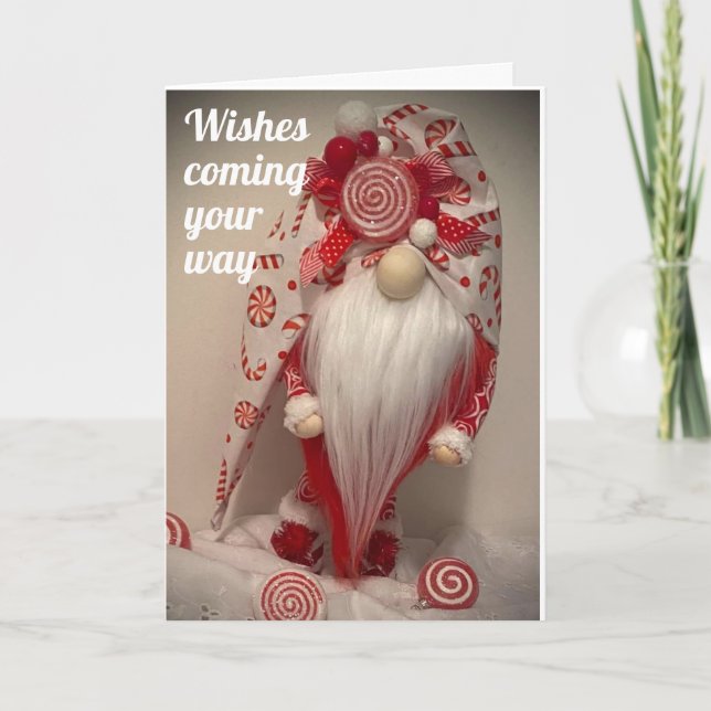 EN RÖRLIG JULDAG TILL DIG HELGKORT (Framsida)