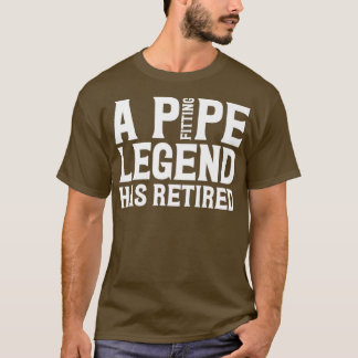 En rörmokare som passar en förklaring har dragit t shirt