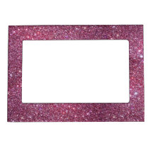 En rosa Glitter-Look