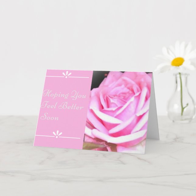 En Rosa ros får bra Kort (Liten växt)