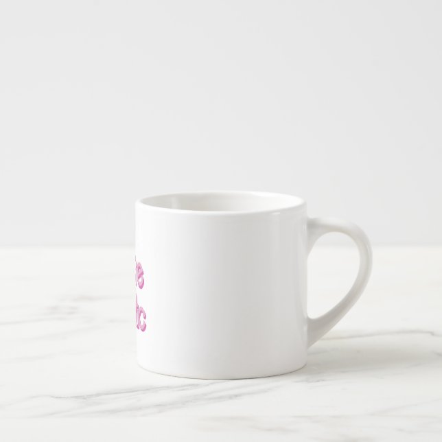 En rosa Vi är plastfilm Espressomugg (Höger)
