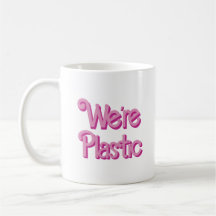 En rosa Vi är plastfilm