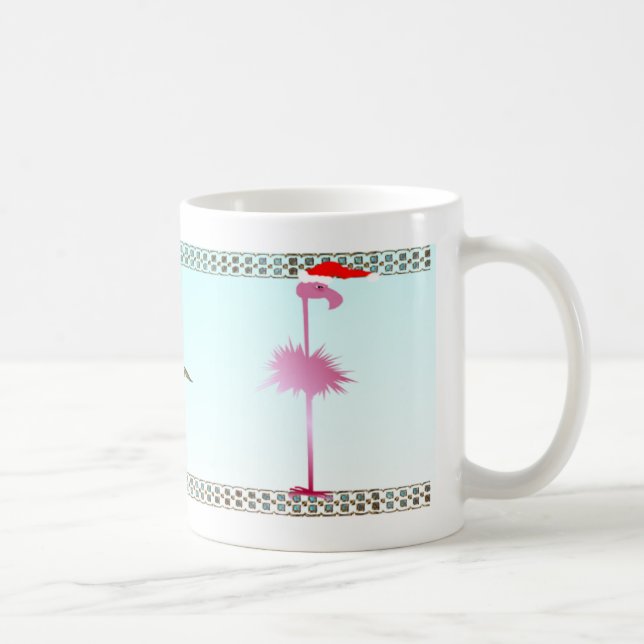 En rosajulFlamingo Kaffemugg (Höger)