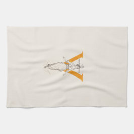 En röst för segrande kvinnor kökshandduk