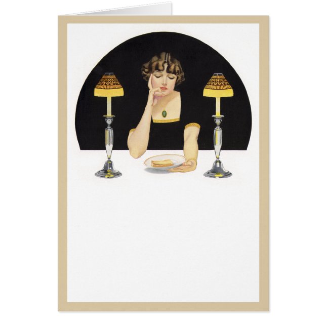 En rostat bröd hälsningskort (Framsidan)