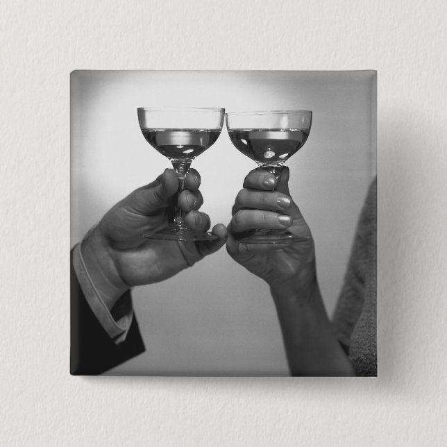 En rostat bröd knapp (Framsida)