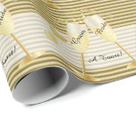 En rostat bröd till bruden och brudgummen som presentpapper<br><div class="desc">Elegant guld- bröllopgåvasjal med guld- hjärtor och champagneexponeringsglas. Ska också fungerar utmärkt för en årsdag, en födelsedag, en förlovning, ett speciellt tillfälle, någon händelse, etc.… precis, genom att ändra uttrycka. ⭐ denna produkt är anpassadet 100%. Diagram och/eller text kan tillfogas, borttaget, flyttat, resized, ändrande omkring, roterande, etc.…, 99% av min...</div>