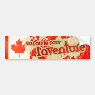 en route pour l aventure maple löv-bildekal bildekal
