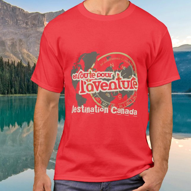en route pour l'aventure traveler red t-shirt (Skapare uppladdad)