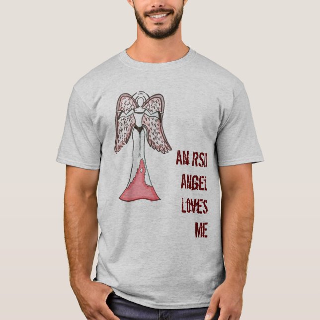 En RSD-ängel älskar mig Tee Shirt (Framsida)