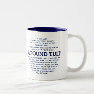 En runda Tuit Två-Tonad Mugg