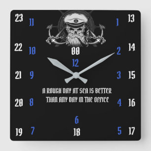 EN RUNT DAG TILL HAVET ÄR BÄTTRE ÄN NÅGON DAG FYRKANTIG KLOCKA