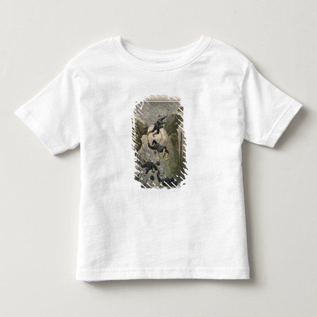 En ruskig olycka i alpernan tee shirt (Framsida)