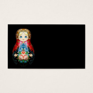 En rysk docka visitkort