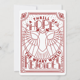 En rysning av hopp, Den trötta världen gläds Julkort