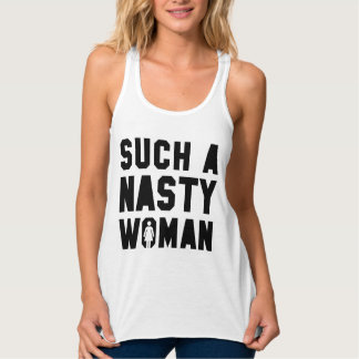 En sådan otäck kvinnaRacerback tanktop Linne Med Racerback