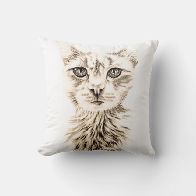 en saga av två Kittys Kudde (Framsida)