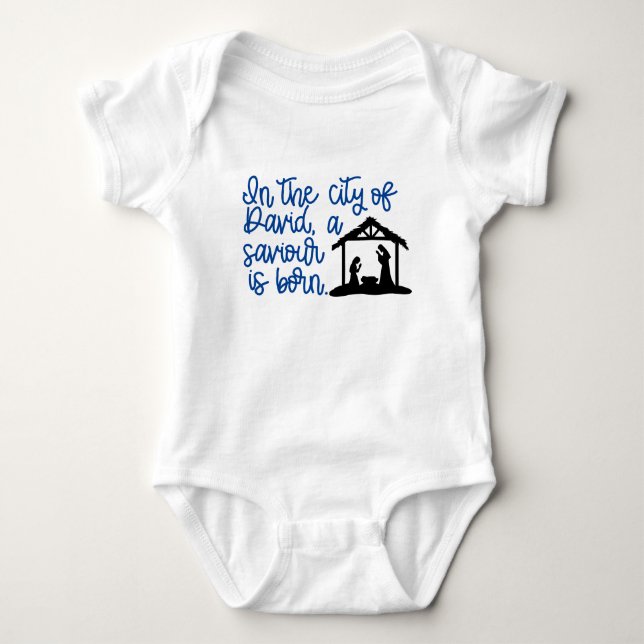 En sajt är en nativitet t shirt (Framsida)