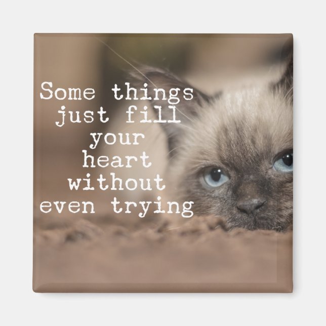 En Sak fyller bara ditt hjärta Magnet (Framsidan)