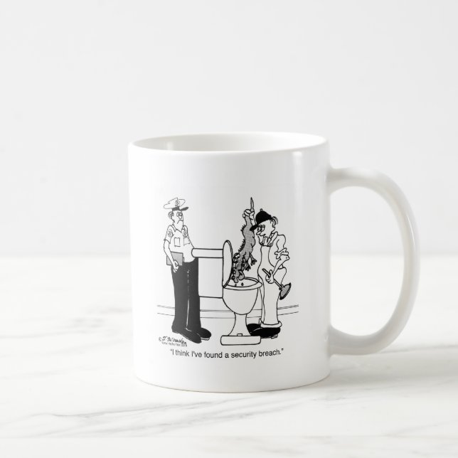 En säkerhetsbrytning kaffemugg (Höger)