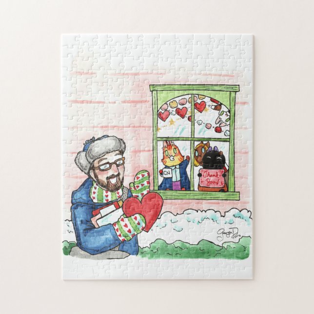 En sällsynt-spotting av det mystiska gåtlarpusslet pussel (Vertikal)